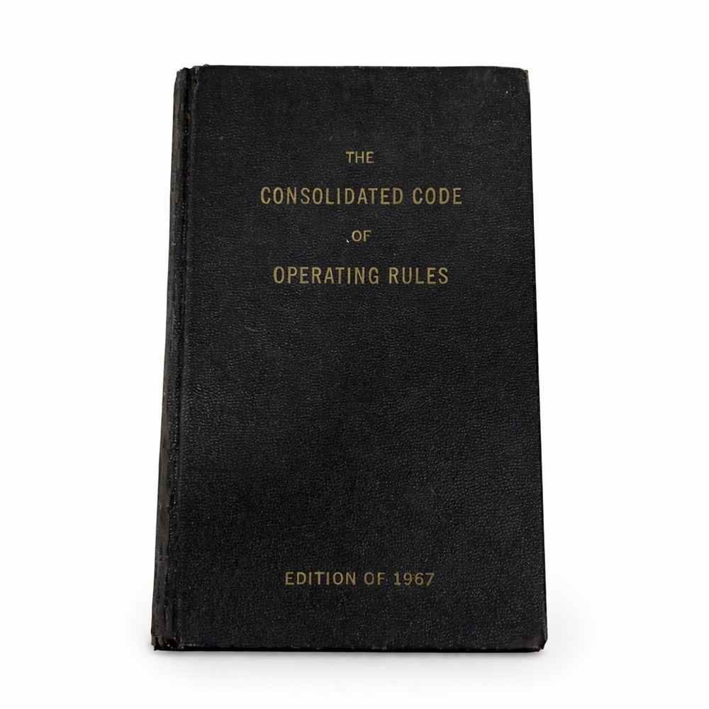 Vintage 1967 Consolidated Code of Operating Rules Railroad Book